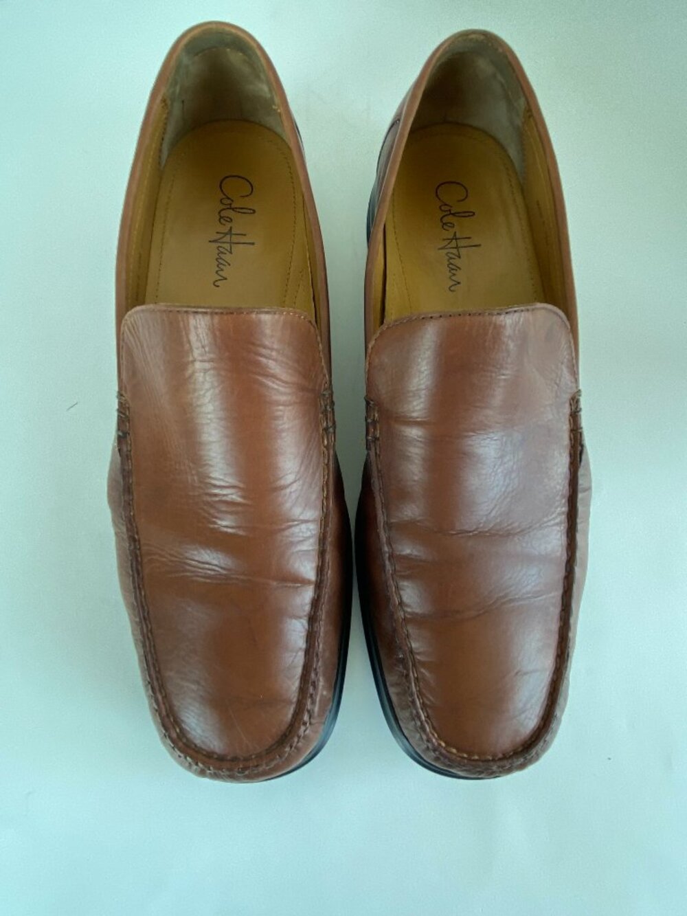 Cole Haan Men's Brown Leather Loafers Sz 12